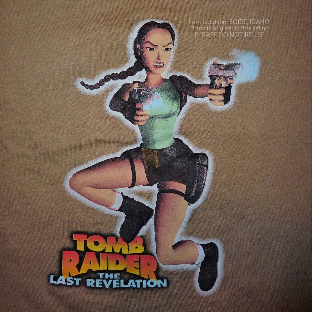 Tomb Raider Last Revelation tee shirt promo
